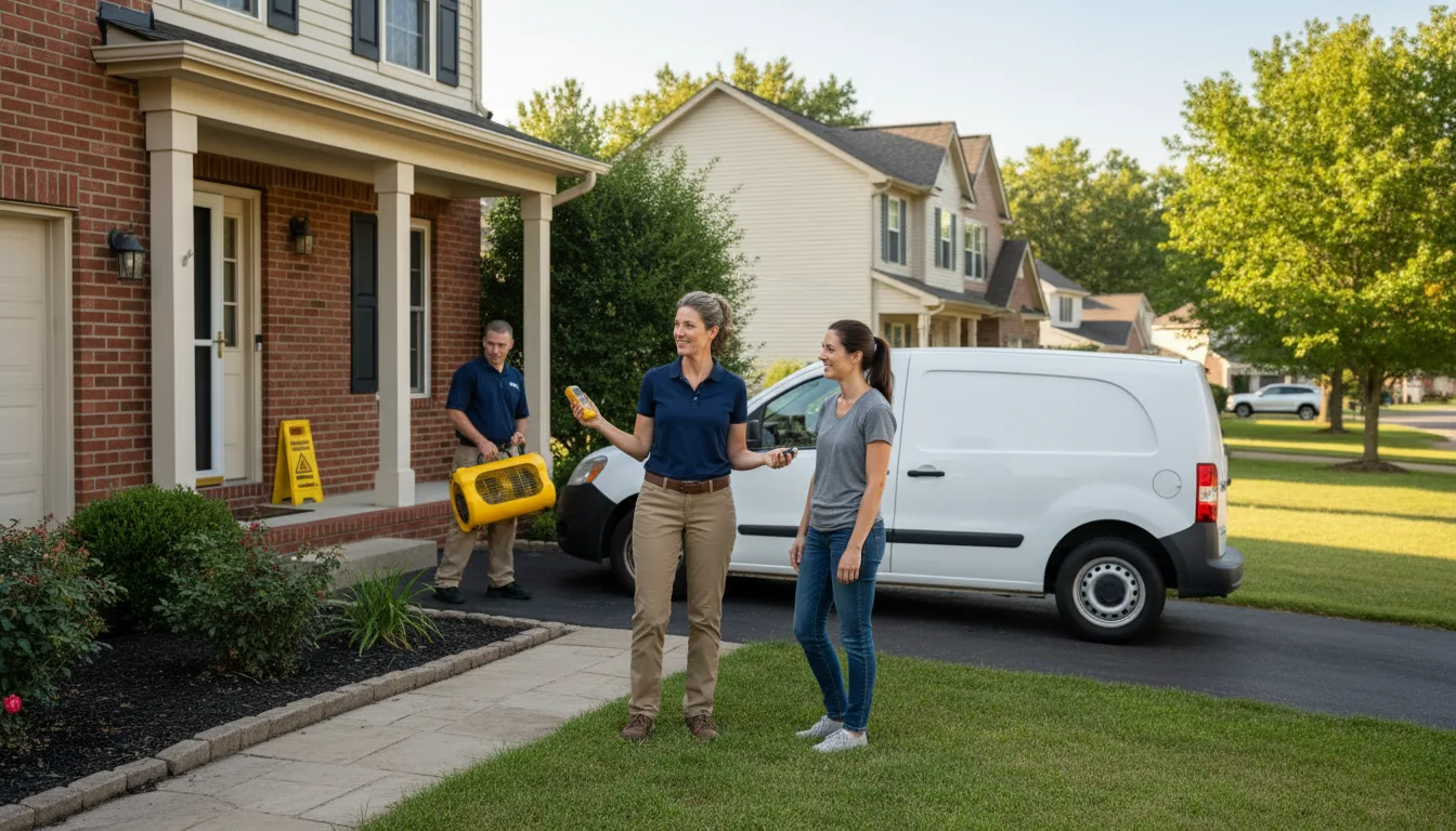 Water restoration image for Home Water Damage Repair in Farnsworth, TX